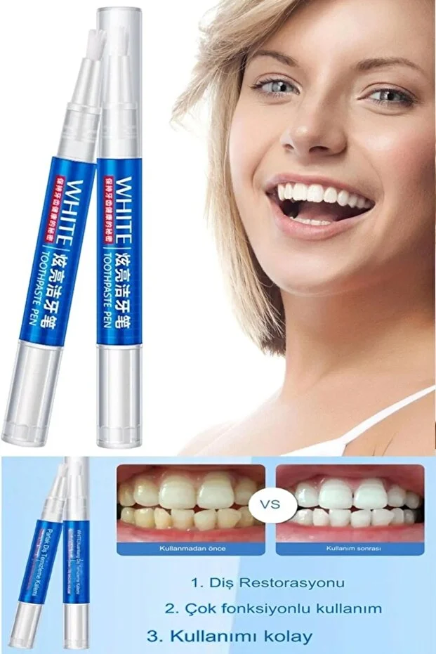 Diş Beyazlatma Jeli 3ml Kalemi Tooth Eraser White Pencil Taşınabilir Diş Beyazlatıcı Kalem